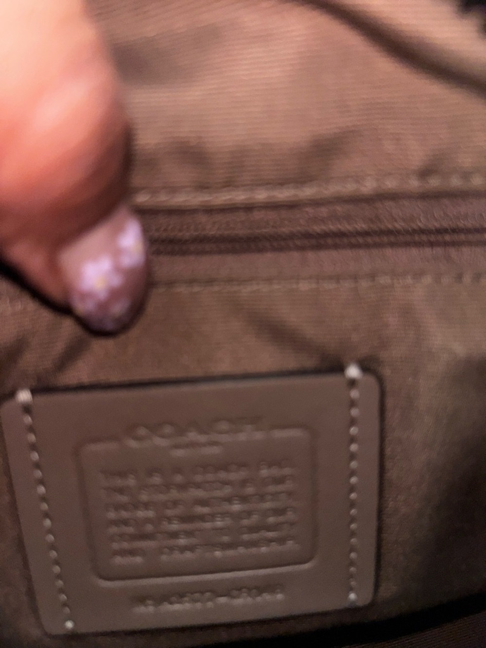 Coach Laurel Bag in Stone - Picture 12 of 13